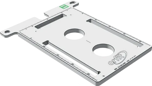 High precision small base plate